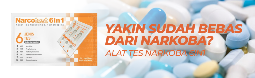 Alat Tes Narkoba 6 In 1, Yakin Sudah Bebas Dari Narkoba ?