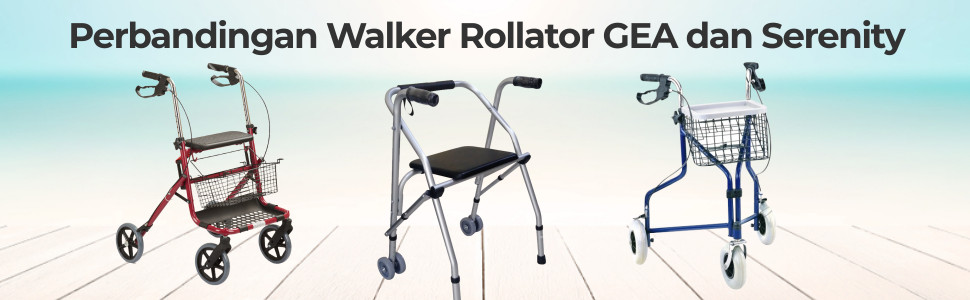 Perbandingan Walker Rollator FS914H, FS914L dan FS969H