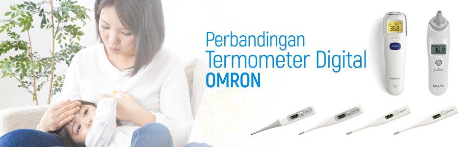 Perbandingan Termometer Digital Omron