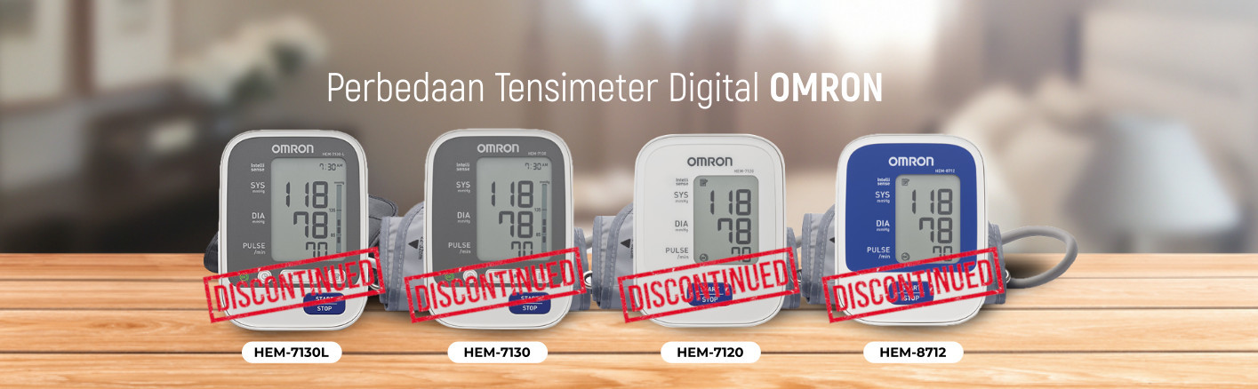 Perbedaan Tensi Omron HEM-7130L, HEM-7130, HEM-7120 & HEM-8712