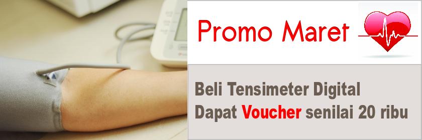 Promo Beli Tensimeter Digital Dapat Voucher