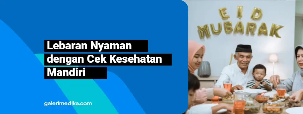 Lebaran Nyaman dengan Cek Kesehatan Mandiri Dirumah