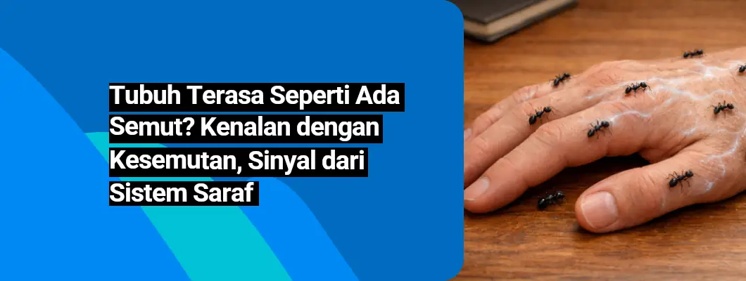 Tubuh Terasa Seperti Ada Semut? Kenalan dengan Kesemutan, Sinyal Tersembunyi dari Sistem Saraf
