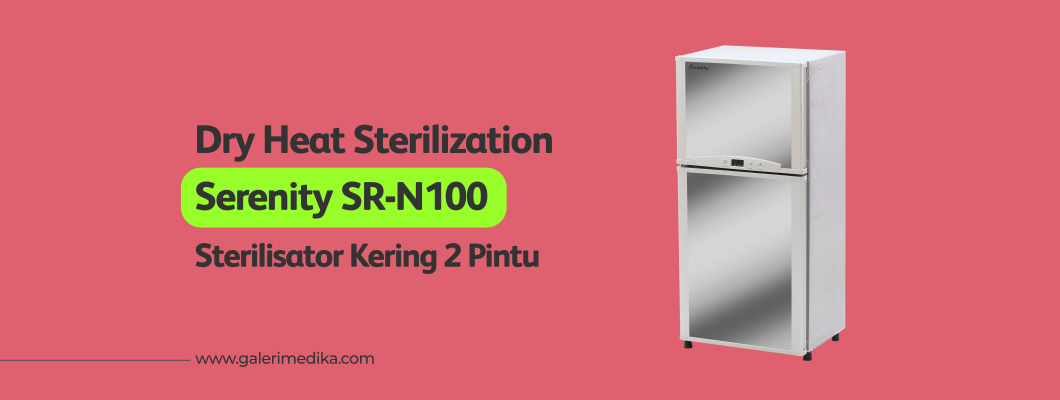 Sterilisator Kering 2 Pintu dengan Teknologi Ozon dan Inframerah