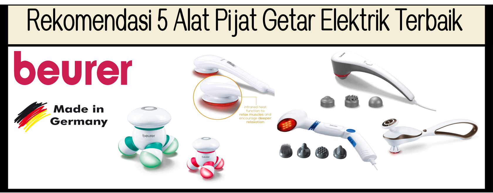 Rekomendasi 5 Alat Pijat Getar Elektrik Terbaik
