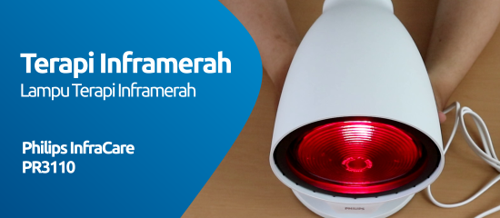 Review Philips PR3110, Terapi Lampu Inframerah dengan Timer