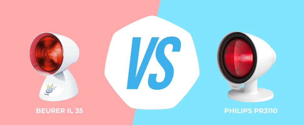 Beurer IL35 VS Philips PR3110 - Terapi Lampu Inframerah dengan Timer