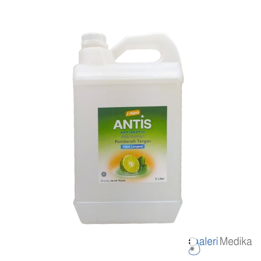 Antis Hand Sanitizer 5 Liter - Jeruk Nipis 