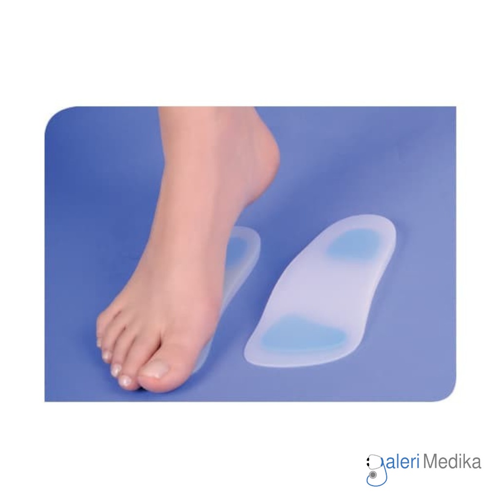 [Variteks 543] Bantalan Kaki Variteks 543 Silicone 3/4 Length Insole