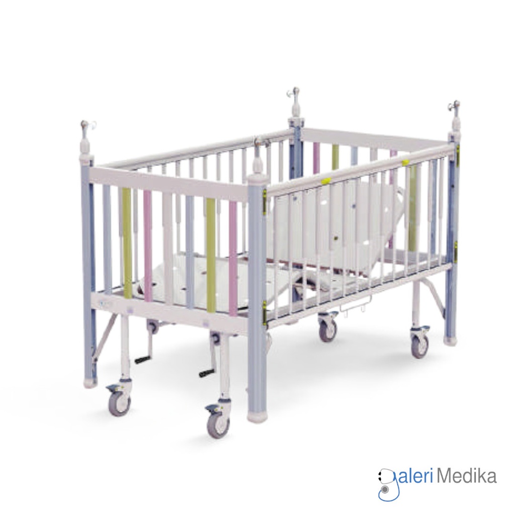 [K104] Ranjang Tidur Anak Caretek K104 Children's Cot 2 Crank