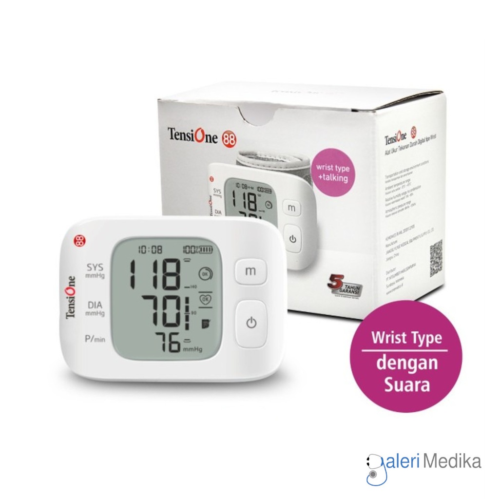 [TensiOne 88] Tensimeter Digital TensiOne 88 Pergelangan Tangan
