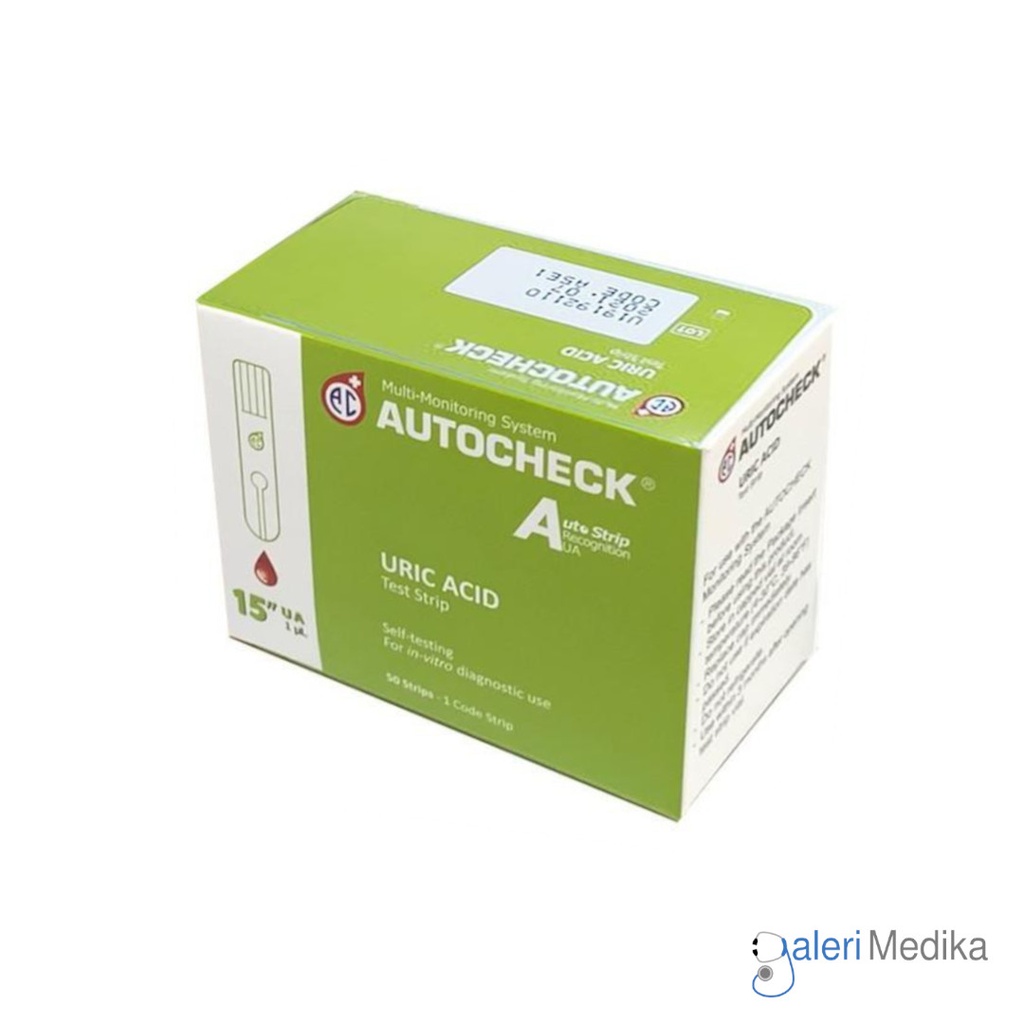 [Strip UA Isi 50] AutoCheck Strip Asam Urat Isi 50 Strip