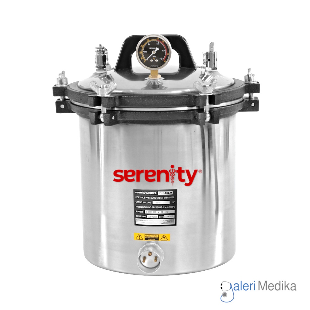 [SR-18LM] Autoclave 18 Liter Serenity SR-18LM Tanpa Timer