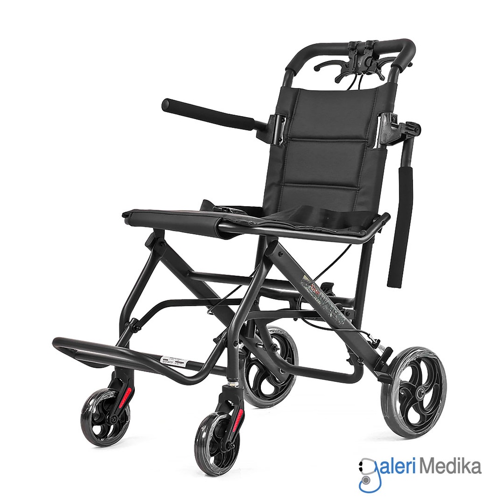 [DY 800] Kursi Roda Travel OneHealth DY800 (Merah)