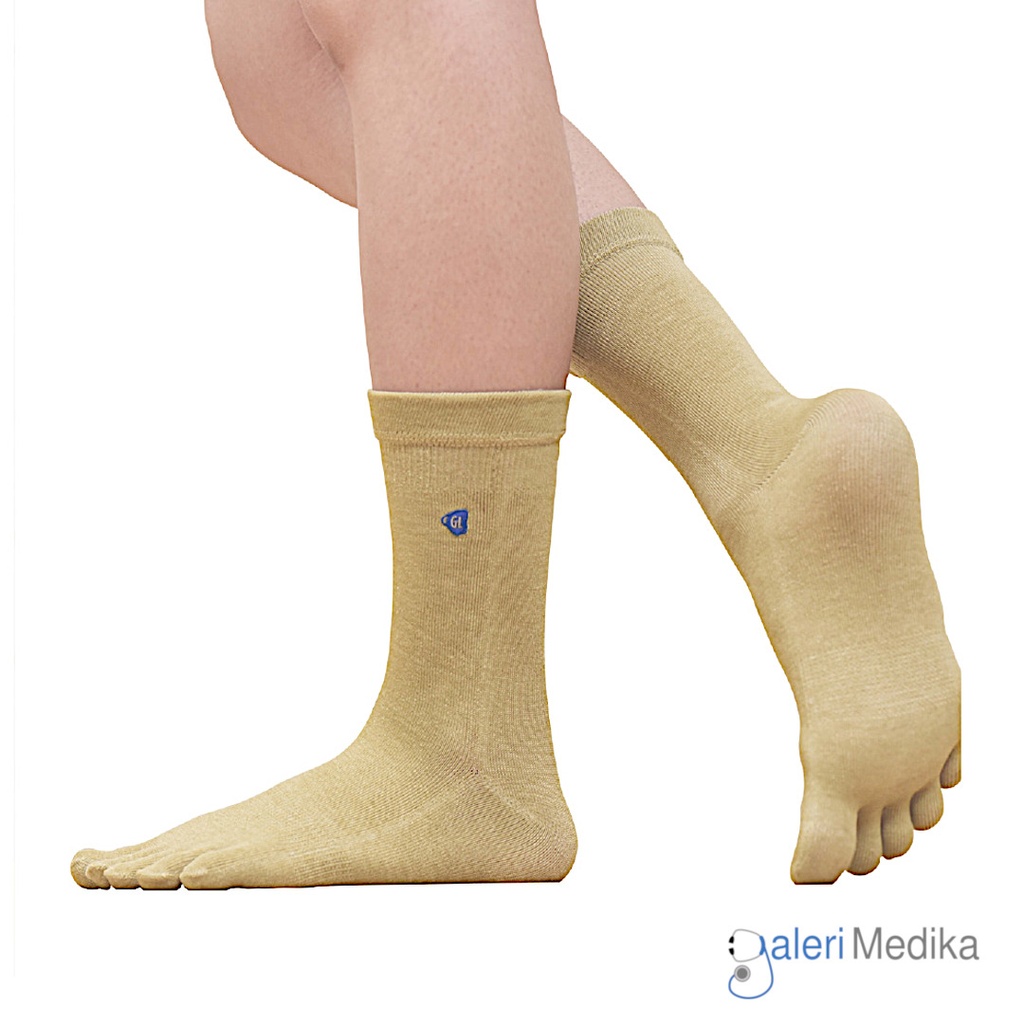 Kaos Kaki Diabetes CuCare Toe Socks Anti Bakteria
