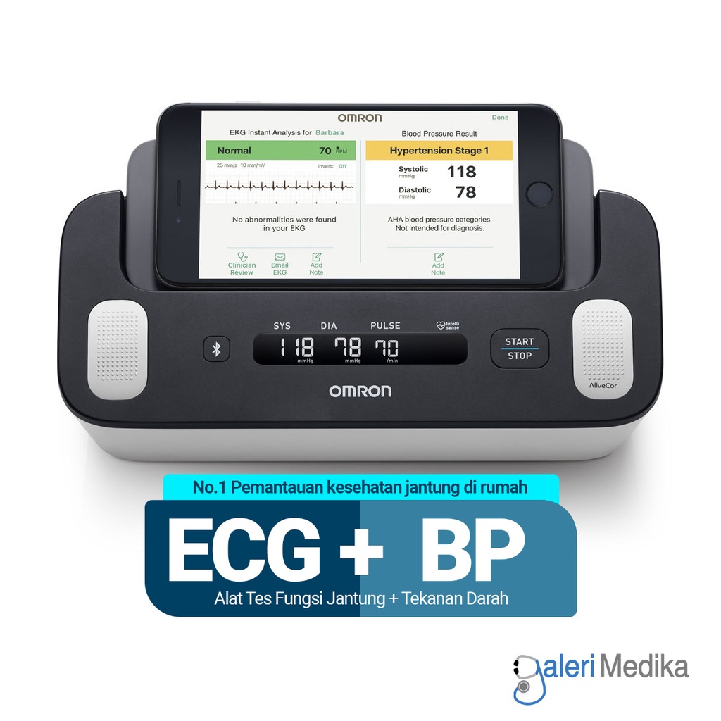 Tensimeter Digital Omron COMPLETE HEM-7530T + Pemeriksaan EKG
