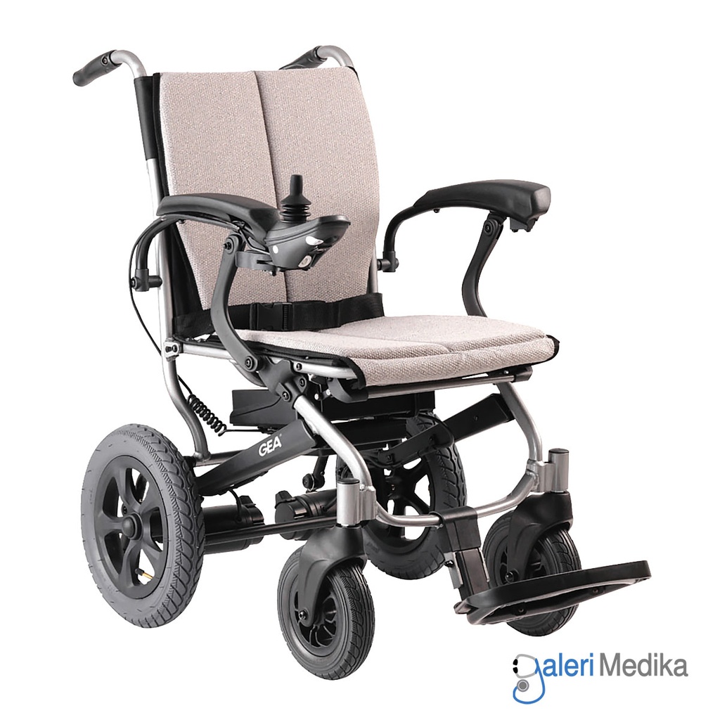 [D130FL] Kursi Roda Travel Elektrik Lipat GEA D130FL