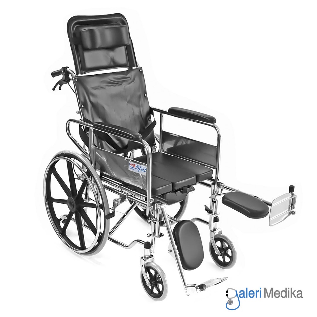 [OH 3iIN1 - Racing] Kursi Roda 3in1 Multifungsi OneHealth Velg Racing