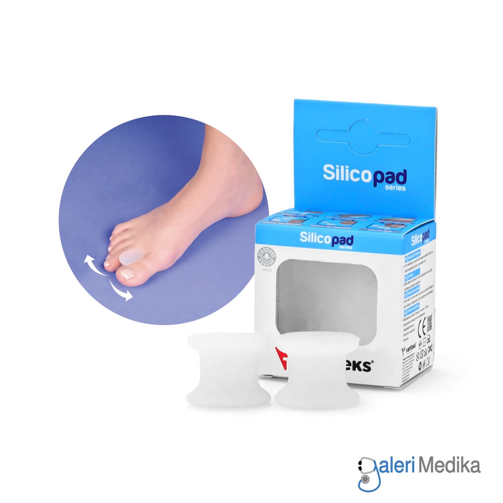 [545] Sekat Jari Kaki Variteks 545 Silicone Toe Spreaders (L)