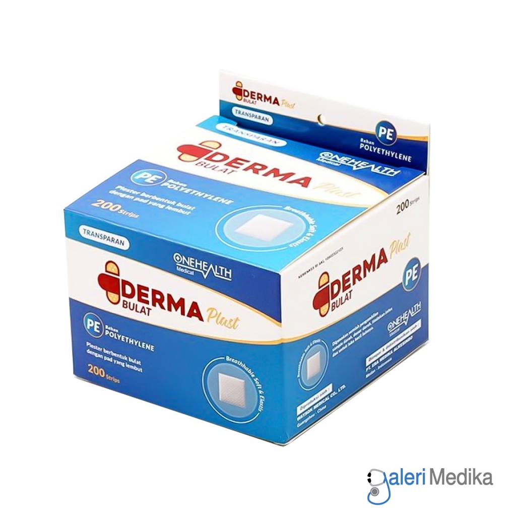 Plester Bulat OneHealth Dermaplast Transparan Soft &amp; Elastis