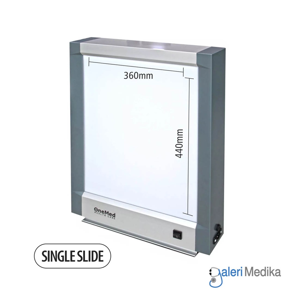 [SINGLE Slide] X-Ray Film Viewer ONEMED Single Slide Lampu LED Rontgen