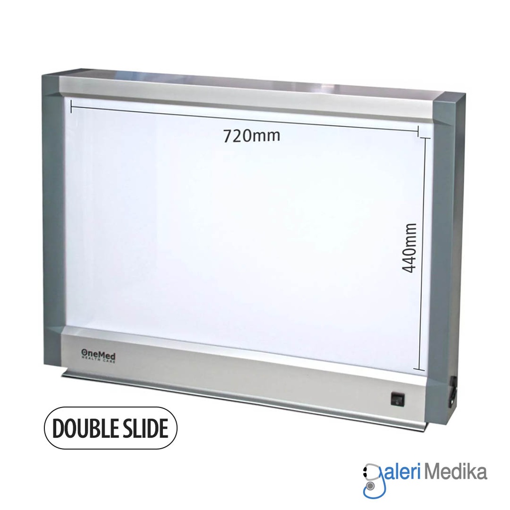 [DOUBLE Slide] X-Ray Film Viewer ONEMED Double Slide Lampu LED Rontgen