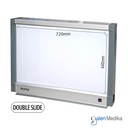 X-Ray Film Viewer ONEMED Double Slide Lampu LED Rontgen
