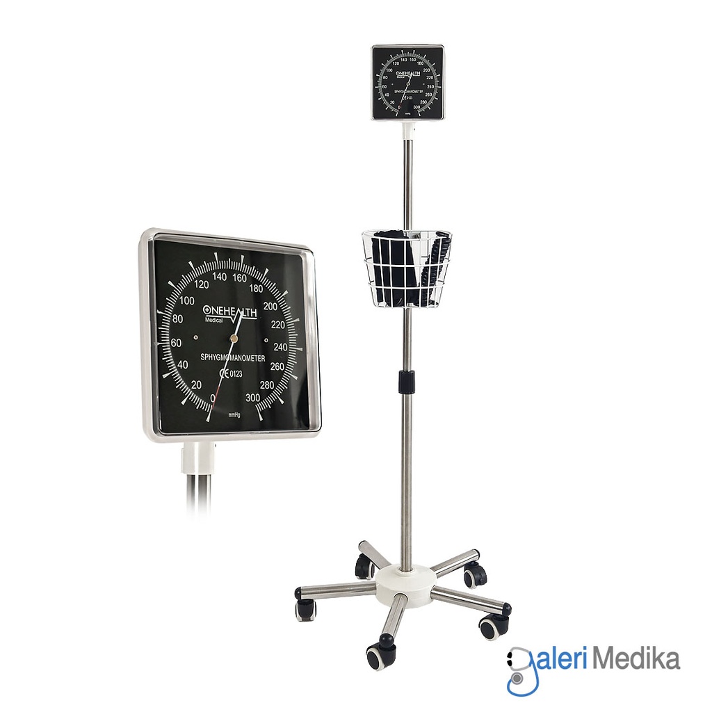 Tensimeter Aneroid OneHealth HS-70F Stand Model Stainless Steel