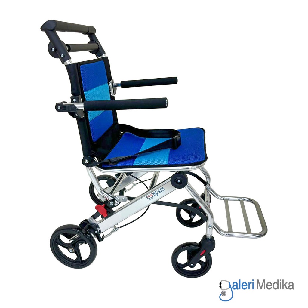 [OH900] Kursi Roda Travel OneHealth OH900 Aluminium Wheelchair