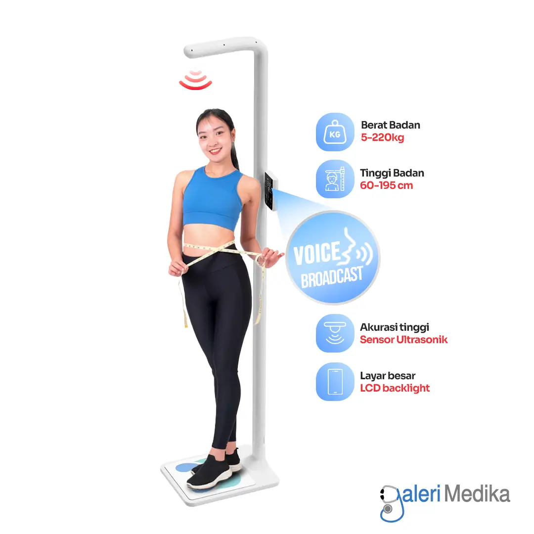 [CP30C] Timbangan Digital OneHealth CP30C + Tinggi Badan Ultrasonic