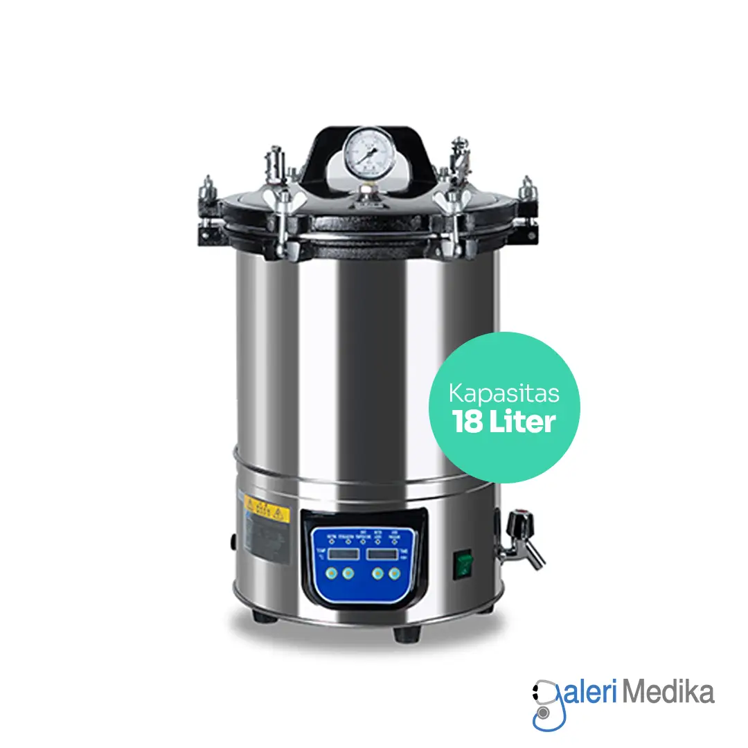 Autoclave 24 Liter OneHealth OHS-280A+ dengan Timer