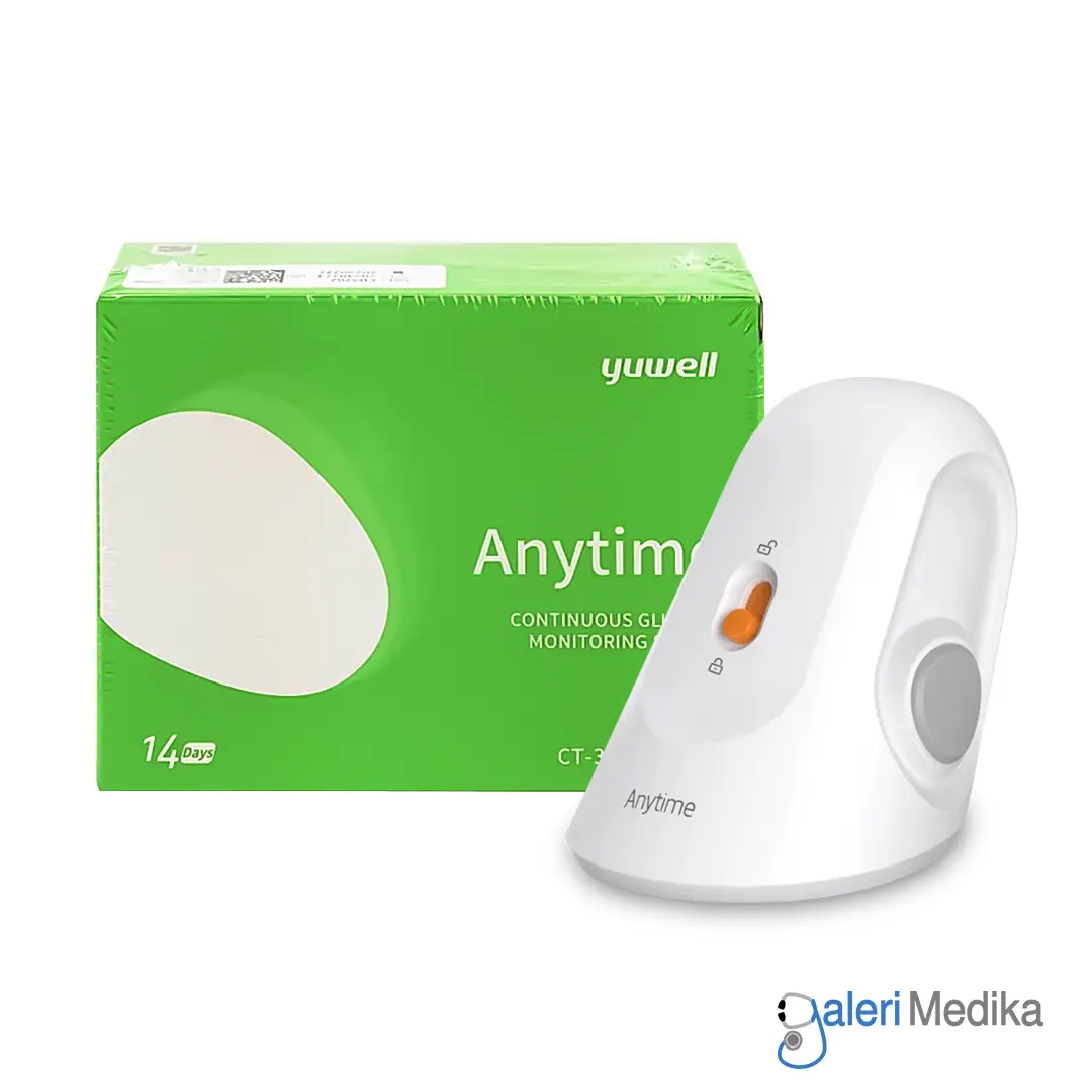 Yuwell Anytime CT3 Alat Cek Gula Darah Real Time Replaceable Sensor