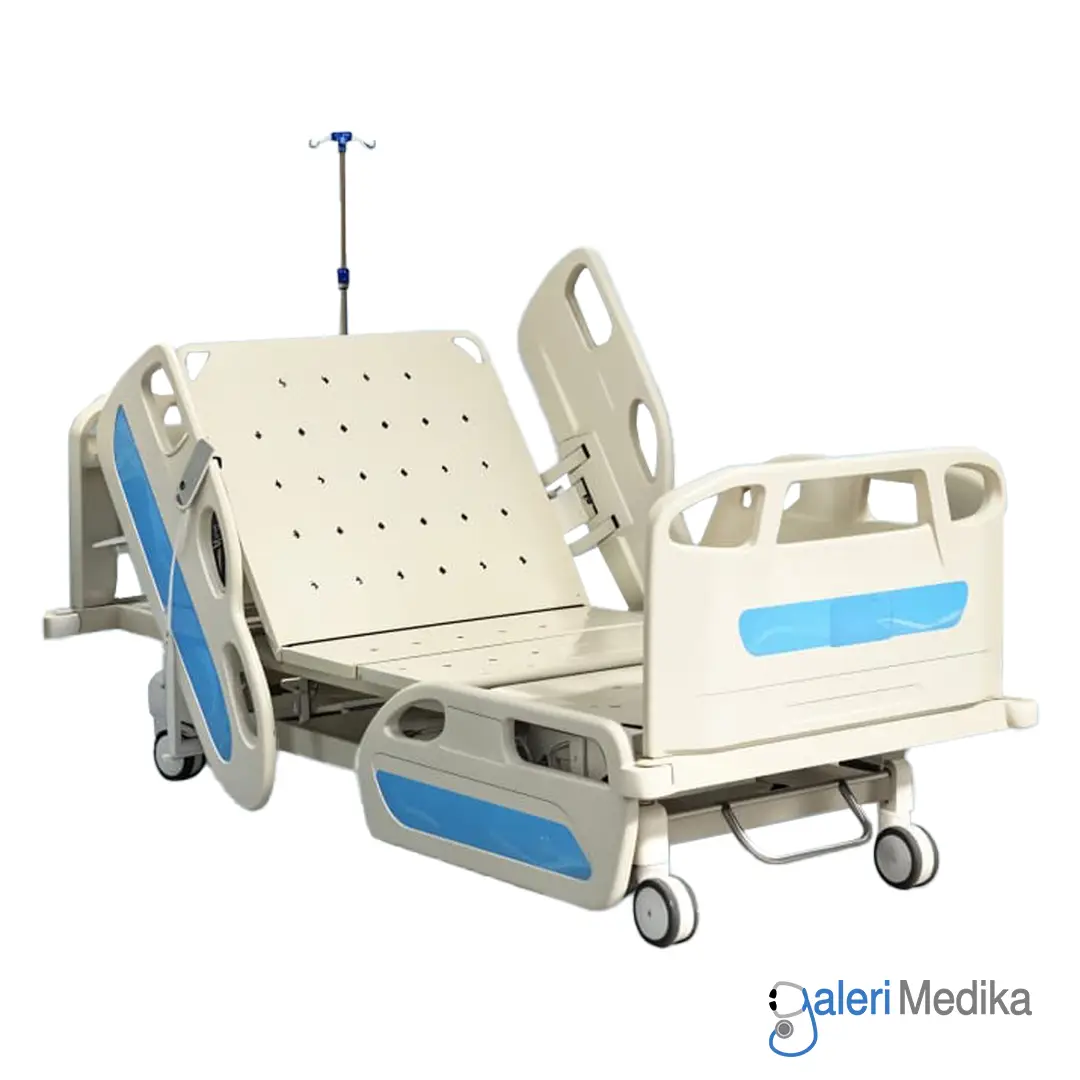 Meja Mayo Stainless Steel Indomed 4 Roda Height Adjustable