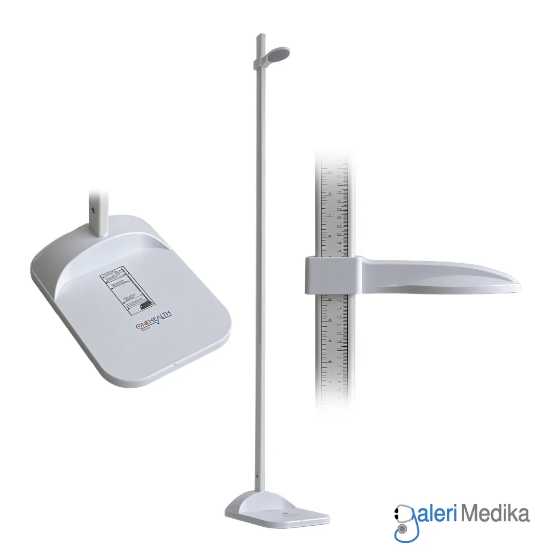 OneHealth Manual Stadiometer Pengukur Tinggi Badan Anak &amp; Dewasa OH-J05