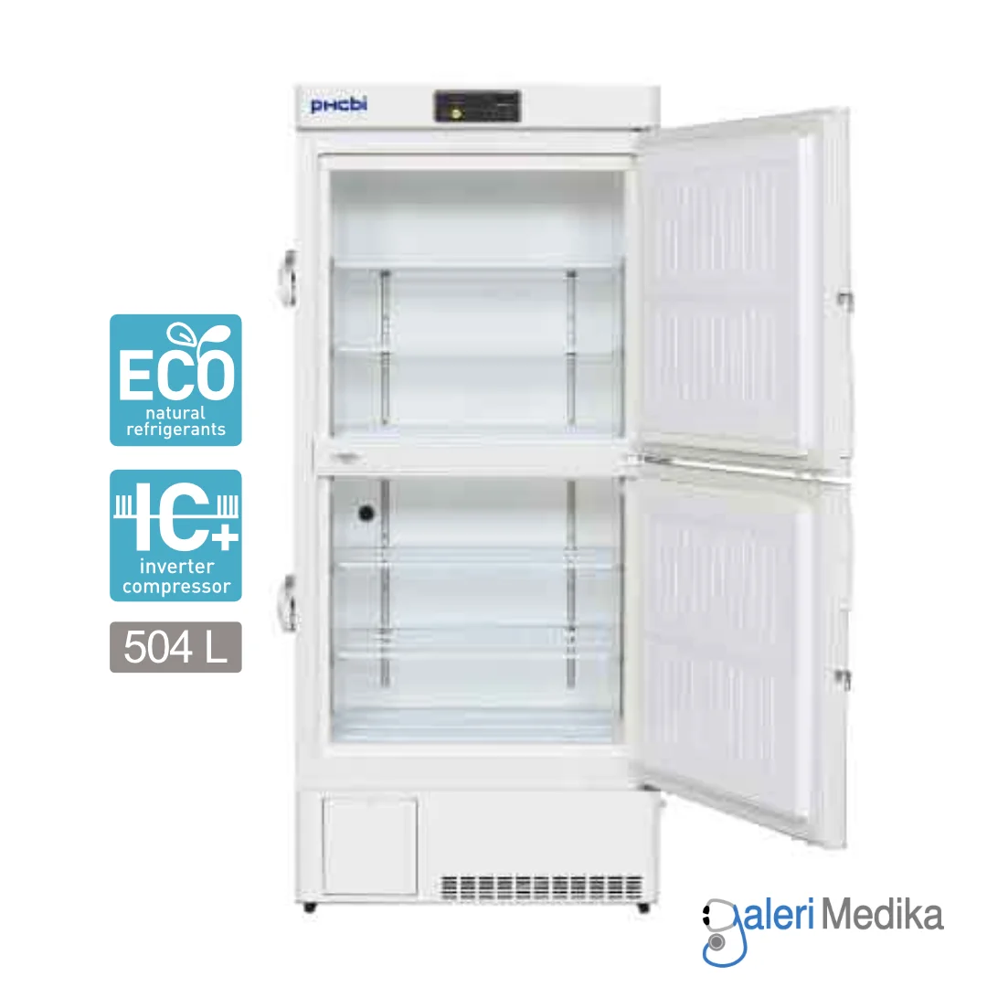 [MDF-MU539HL-PE] PHCbi Biomedical Freezer 504L LED Temperature Lemari Pendingin Medis MDF-MU539HL-PE