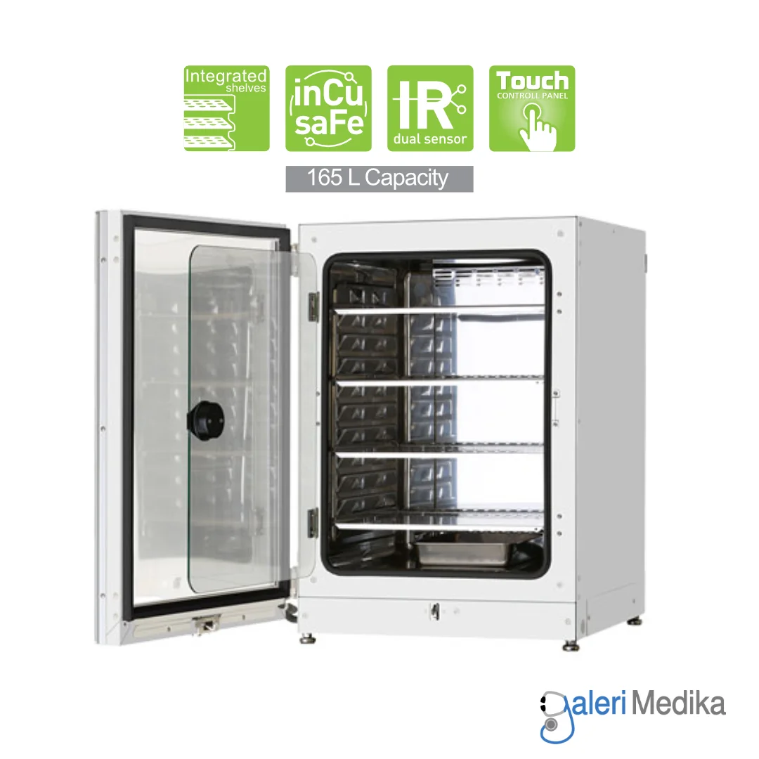 PHCbi IncuSafe CO2 Laboratory Incubator 165L LCD Touch Screen MCO-170AIC-PE