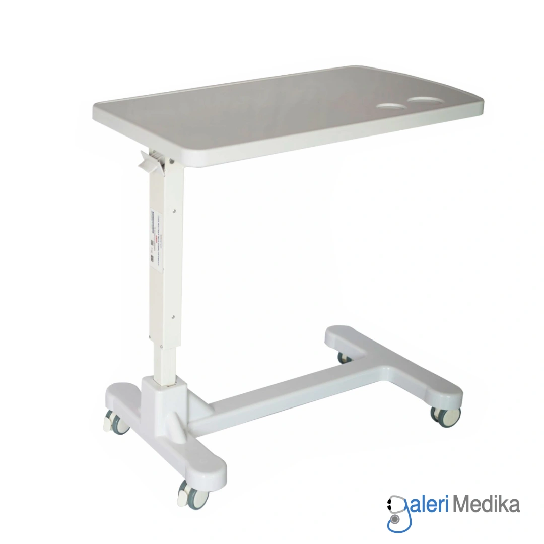 Meja Portable OneHealth OH-OT03 ABS Overbed Table Hidrolik
