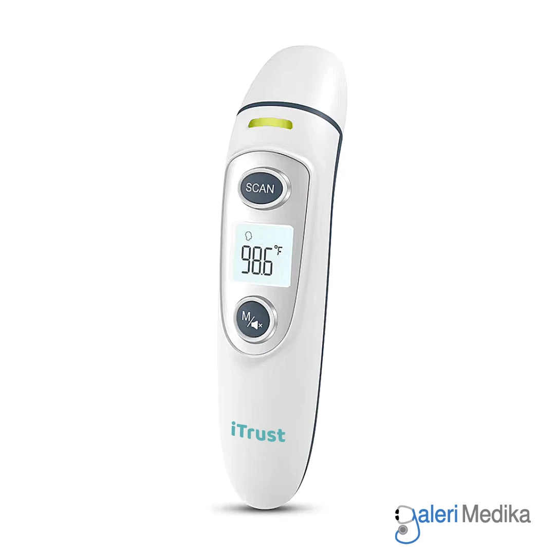 iTrust Termometer Digital 3in1 Telinga + Dahi + Objek LCD Display Indicator Alarm FC-IR100