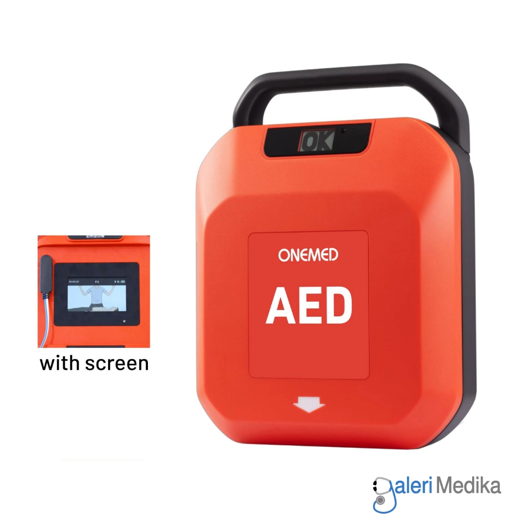 [B8 Full Auto ] Onemed AED Defibrillator OneHeart B8 Full Auto with Screen