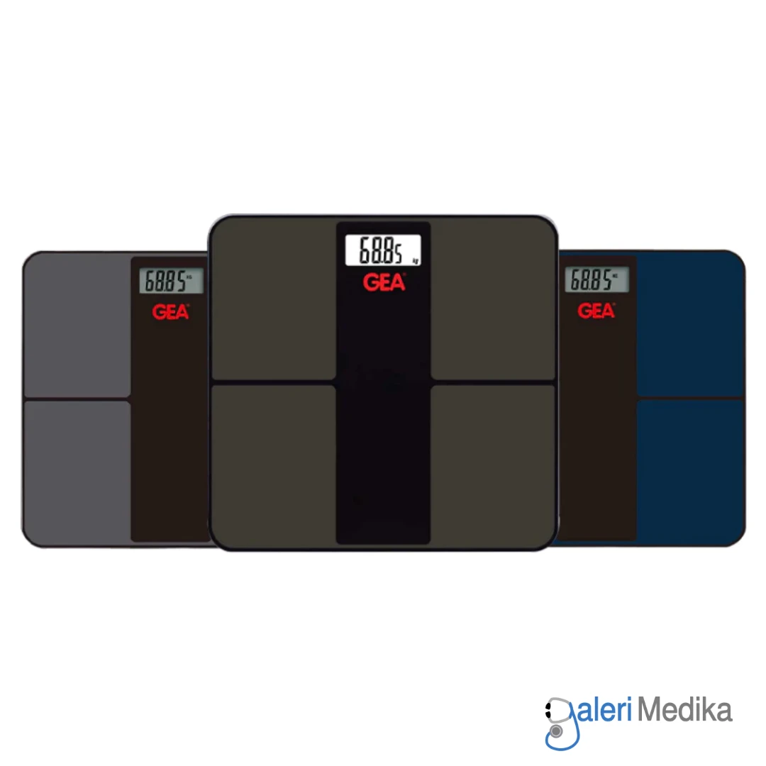 Timbangan Badan Digital GEA GS 3469A Tempered Glass Maks. Beban 180 kg + LCD Display