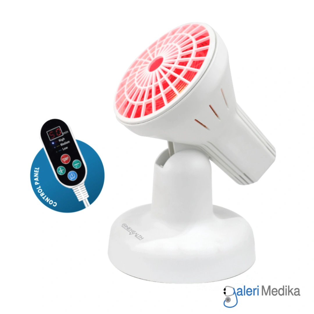 Lampu Infrared OneHealth OH-610 150 Watt + Timer &amp; Remote Control