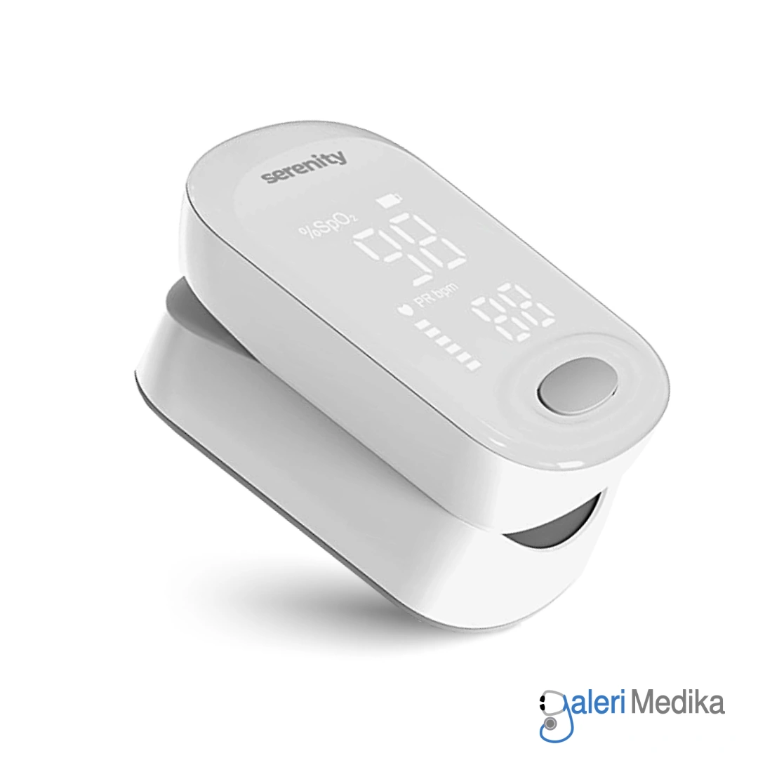 [OX-48] Pulse Oximeter Serenity OX-48 Alat Saturasi Oksigen SpO2 & PR + LED Display