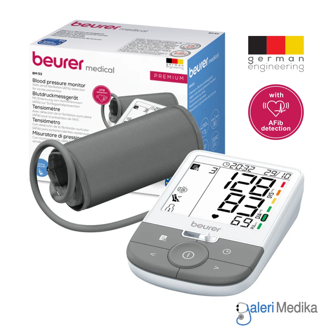 Tensimeter Digital Beurer BM64 PREMIUM + AFIB Detection XL Display & Bluetooth