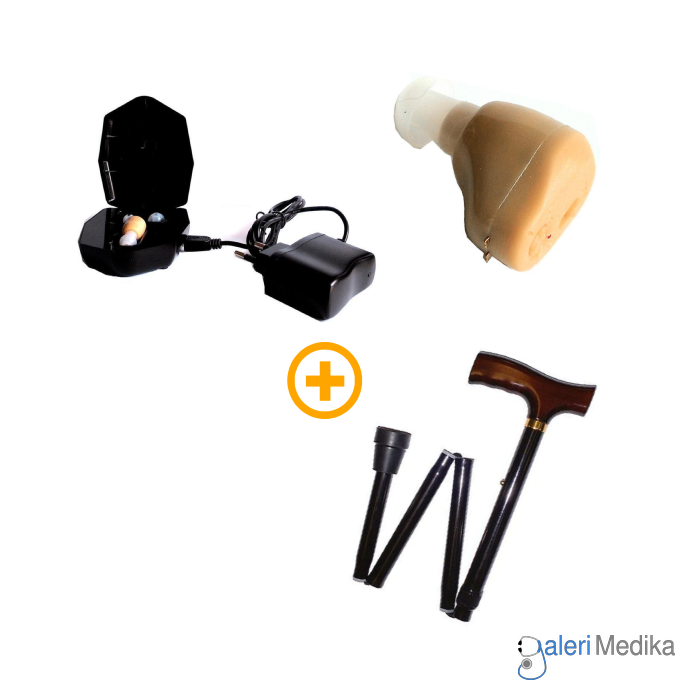 [Paket Harmed Mini Rechargeable Dan Tongkat Lipat Serenity] Paket Harmed Mini Rechargeable Dan Tongkat Lipat Serenity