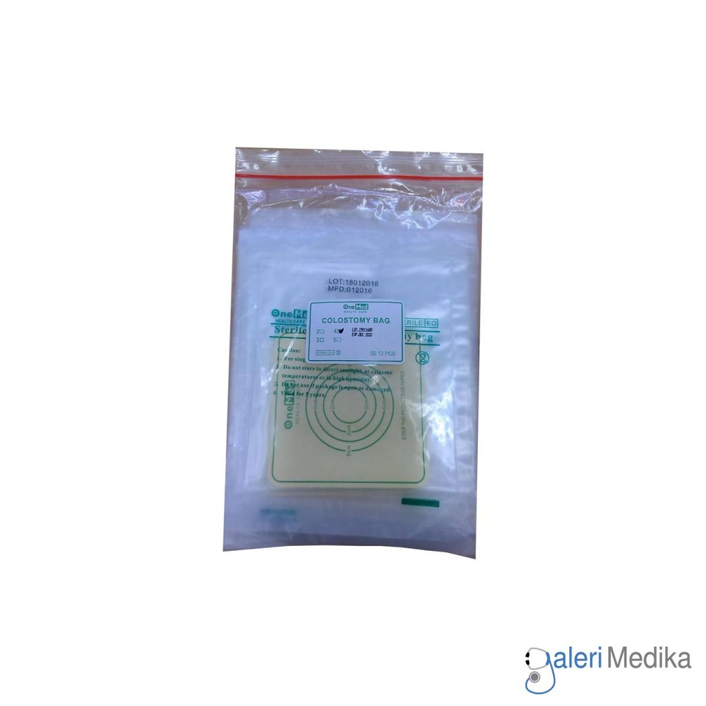 [Colostomy Bag (10 pcs)] Kantong Kolostomi - Colostomy Bag - OneMed