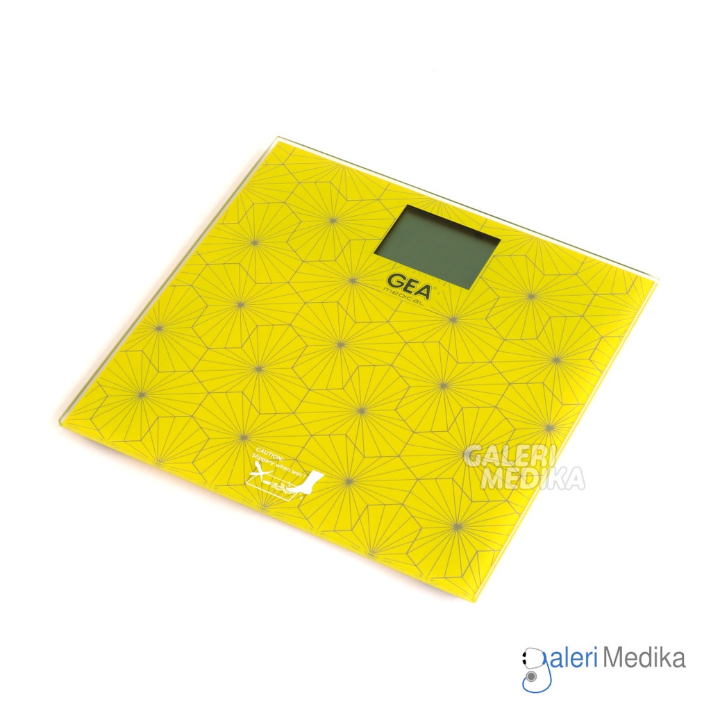 [EB 9360 / EB 1623] Timbangan Digital GEA - EB9360 (Hijau Motif Daun)