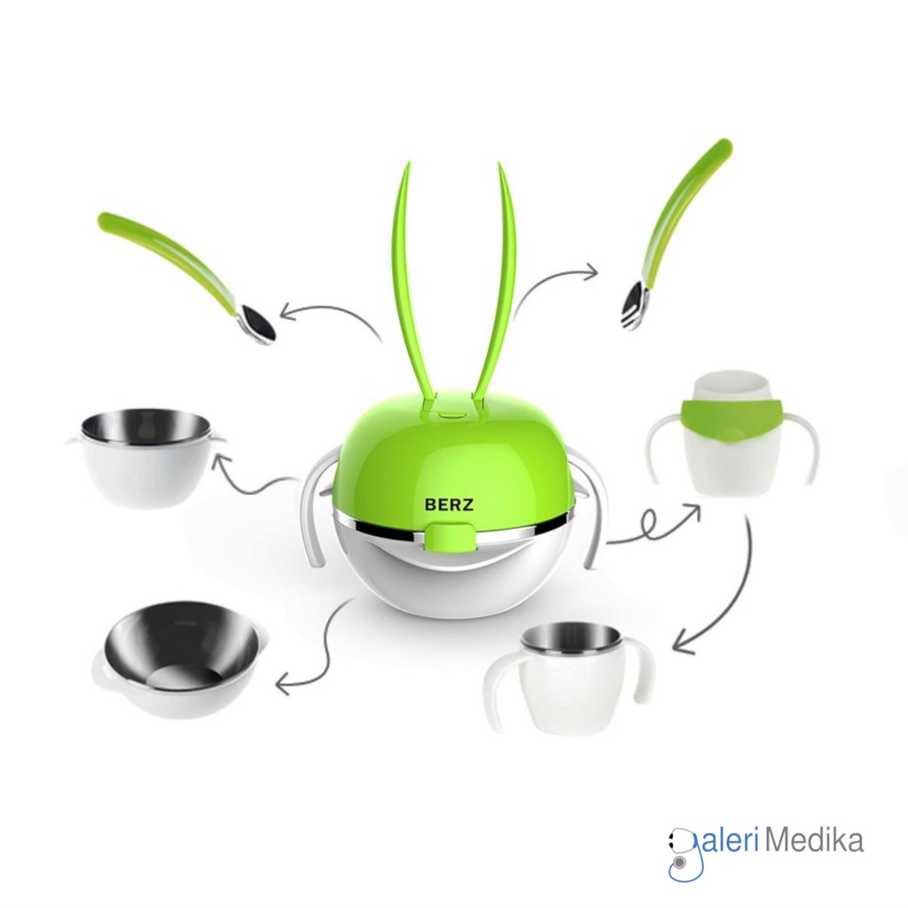 [BZ8602 - Crab] Dinnerware Set Bayi Berz BZ8602 Crab