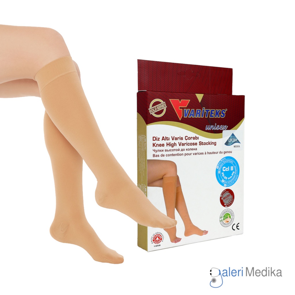 [Variteks 905 ] Variteks 905 Stocking Varises Medium Compression - Knee High - Close Toe (XXXXL)