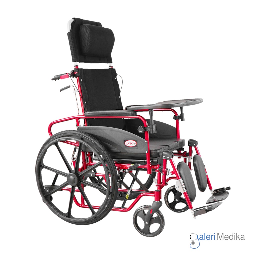 [Zeus 4in1 Aluminium] Kursi Roda 4in1 Multifungsi Avico Zeus Aluminium