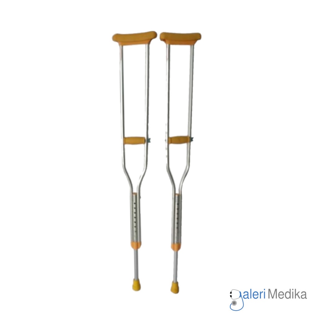 [Tongkat Ketiak / Kruk / Alat Bantu Jalan - Ukuran M] Tongkat Ketiak / Kruk / Alat Bantu Jalan - Ukuran M